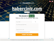 Tablet Screenshot of haberciniz.com